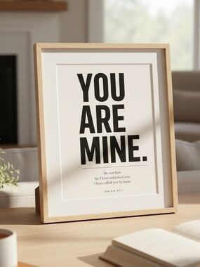 DDS Art Print, 8x10, Bible Verse, Paper Print, Unframed, Bold Series